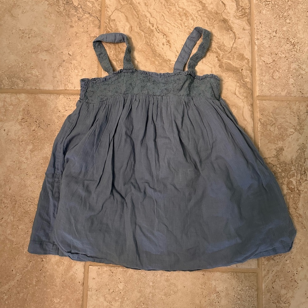 Mini-Biden girls double lined cotton swing top. Size 6/7. EUC